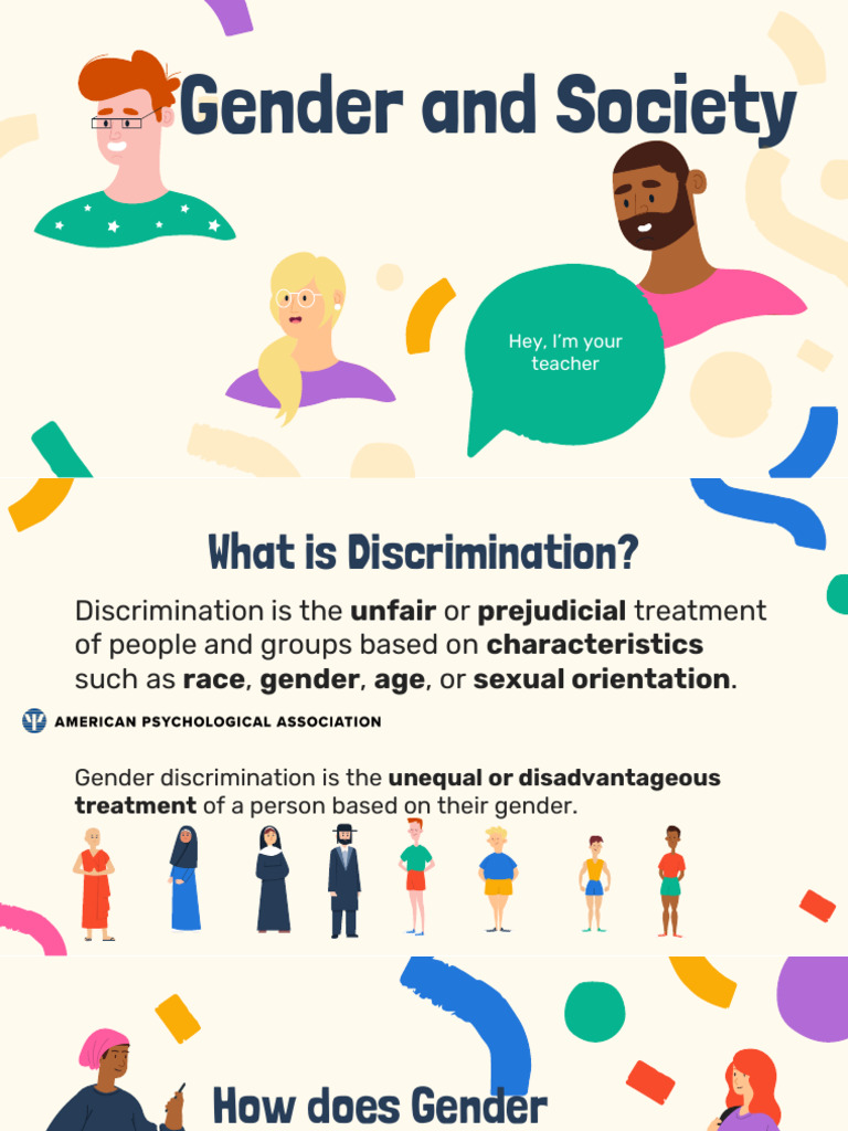 Understanding Gender Discrimination | PDF | Gender | Gender Studies