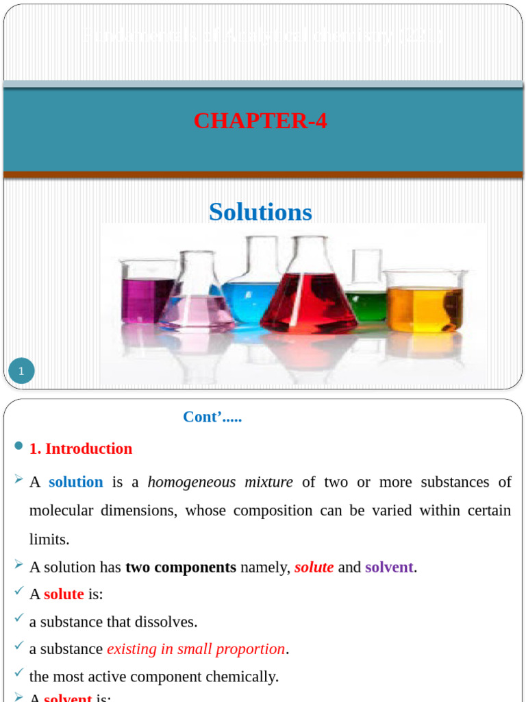 Unit 4 Chemistry Remedial | PDF | Solubility | Solvation