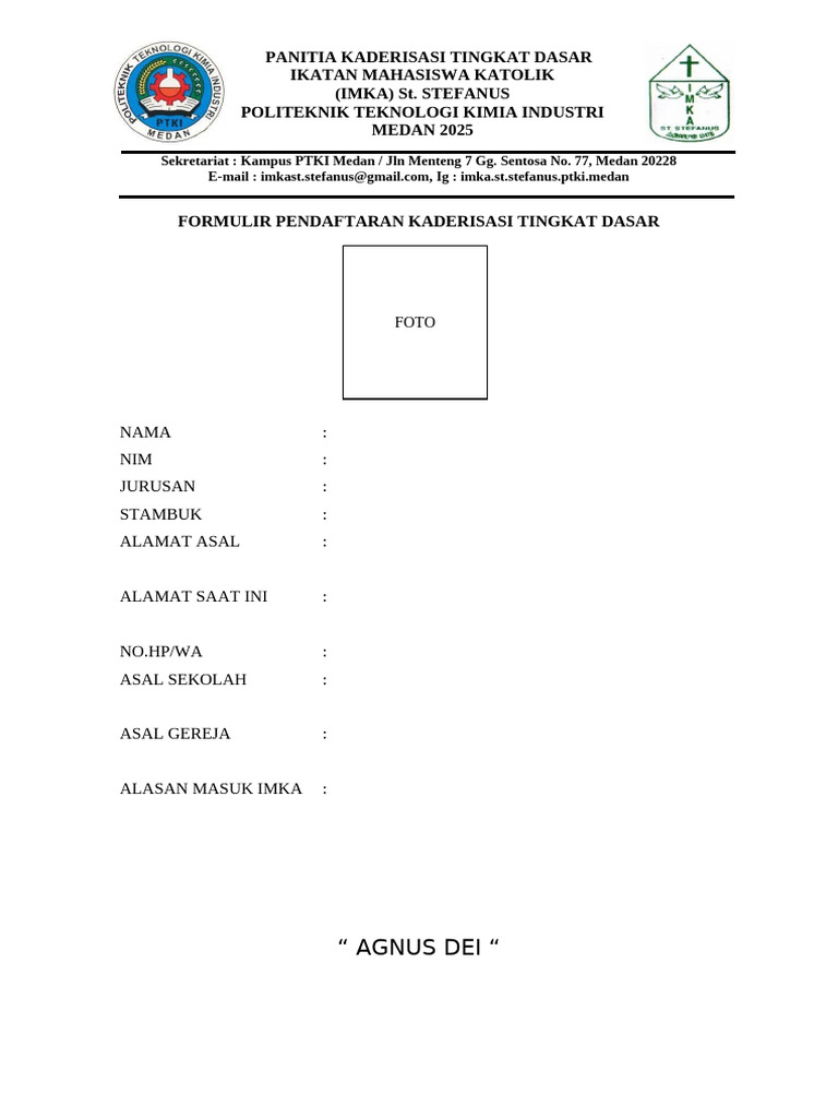 Formulir KTD | PDF