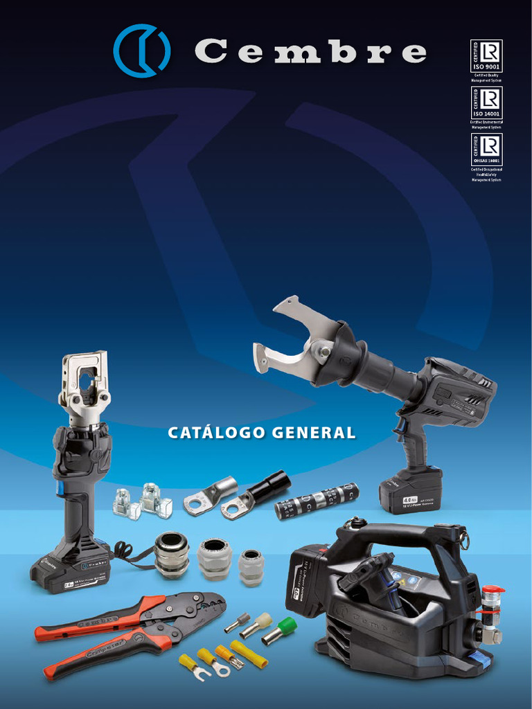 Catálogo de Productos Cembre S.p.A. | PDF | Conector eléctrico ...