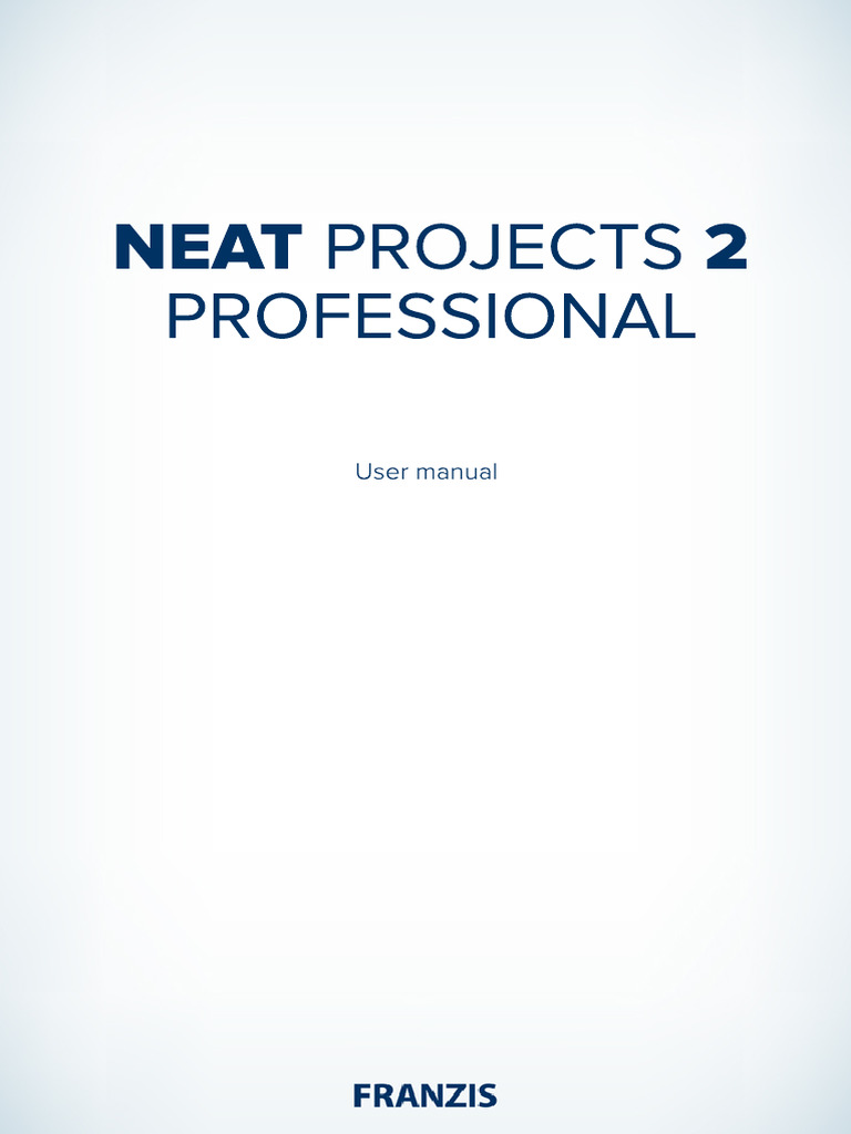 NEAT Projects 2 Professional User Manual | PDF | Image Editing ...