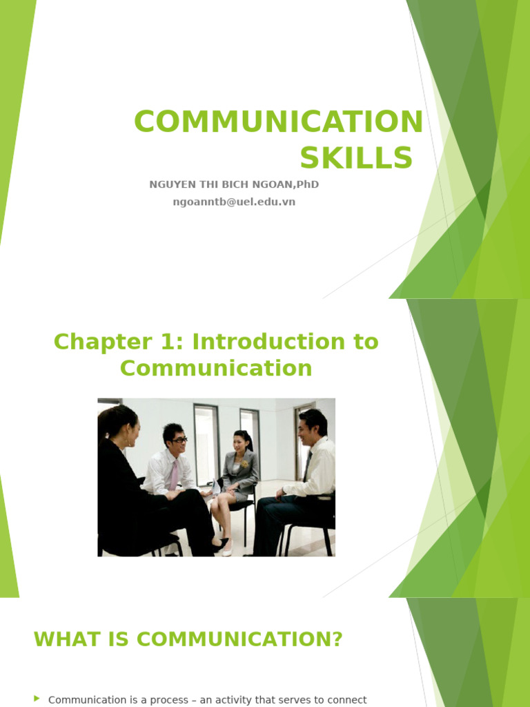 Chapter 1 - Communication | PDF | Communication | Employment