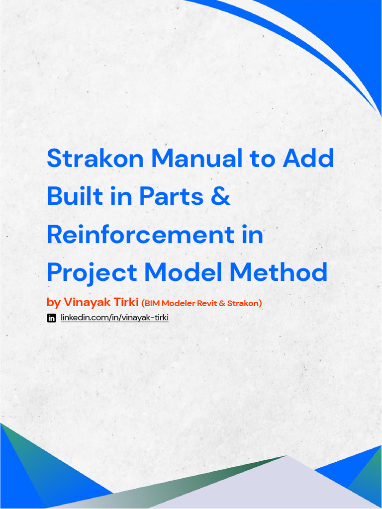 Strakon Manual: Adding Parts & Reinforcement | PDF | Menu (Computing ...