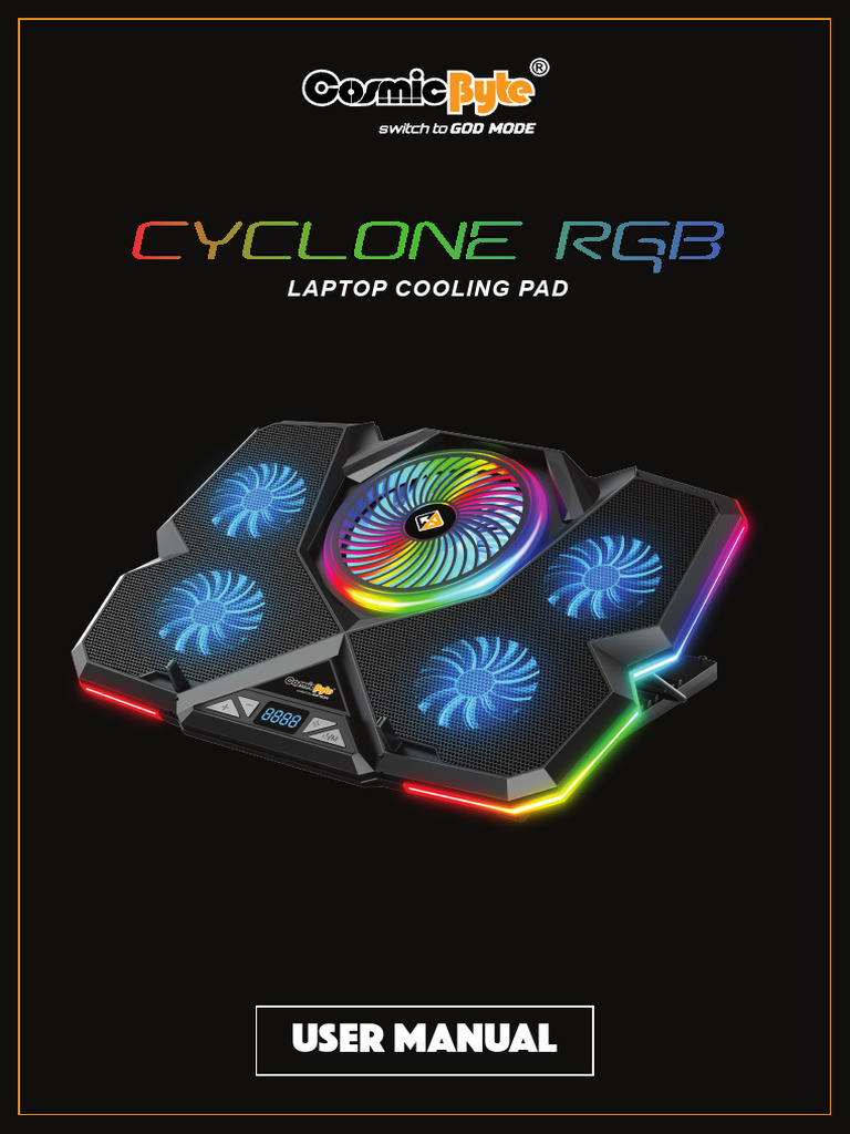 Cosmic Byte Cyclone RGB Pad Specs | PDF
