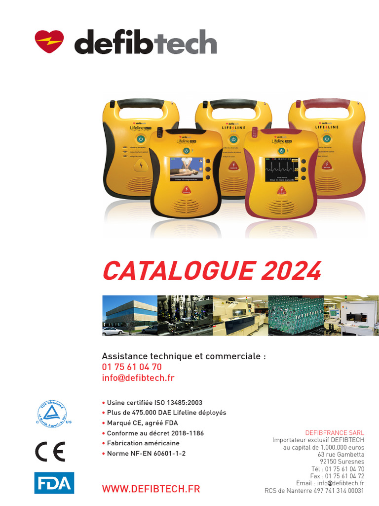 Maintenance des défibrillateurs Defibtech | PDF | Biens manufacturés ...