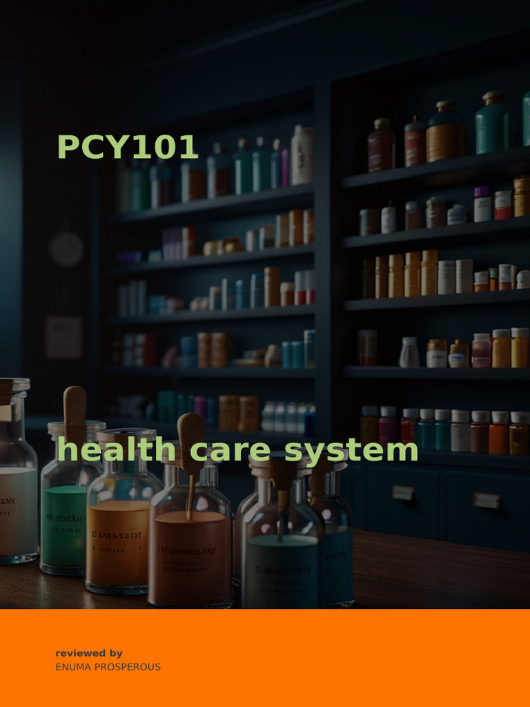 Health Care System Multiple Choice Questions | PDF | Pharmacy | Pharmacist