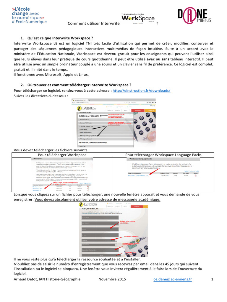 Télécharger Interwrite Workspace Gratuit | PDF | Fichier informatique ...