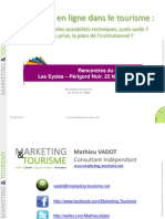 La vente en ligne dans le tourisme - Marketing & Tourisme - Fev 2012