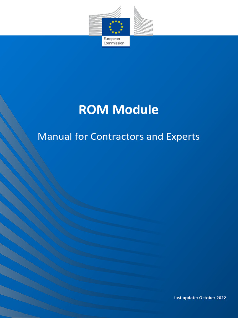 ROM Module Manual for Contractors | PDF | Computer File | Computing