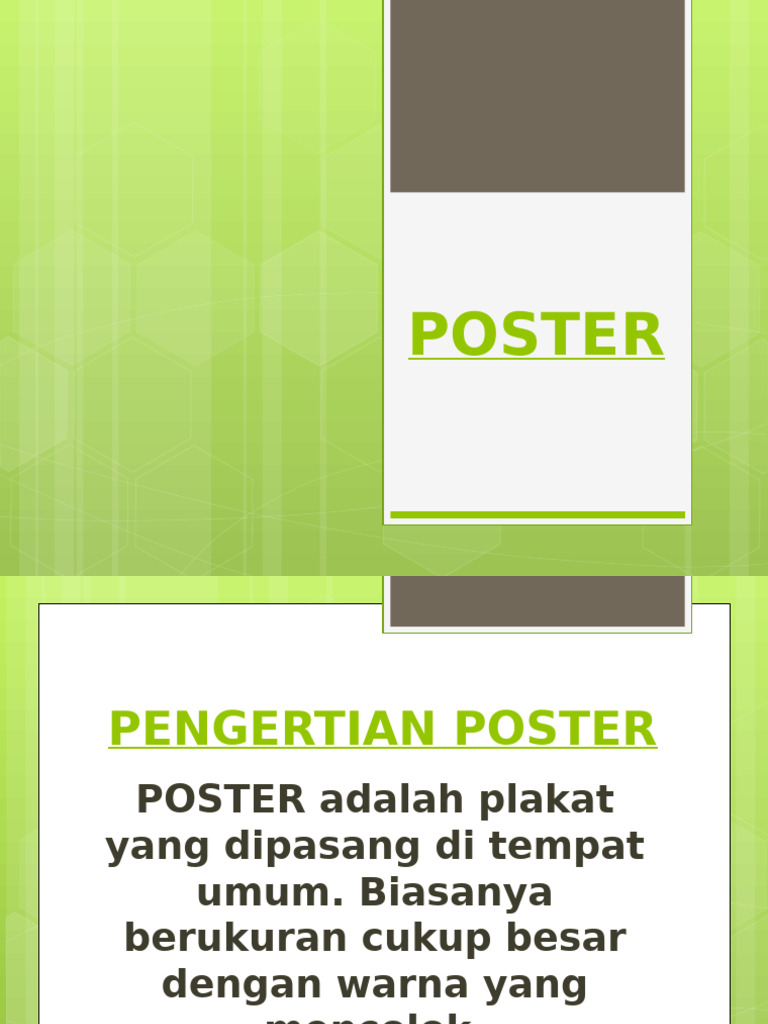Bahasa Indoneisa - Bab 2C Poster | PDF
