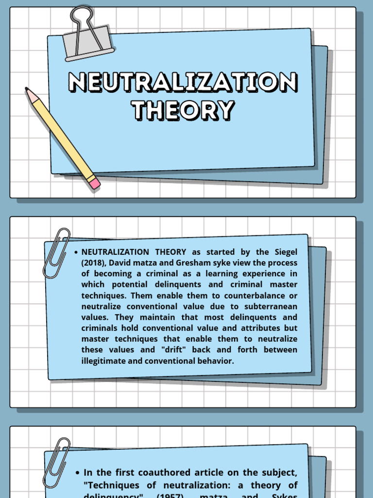 Techniques of Neutralization Explained | PDF | Juvenile Delinquency ...