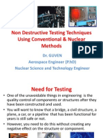 Seminar - Non Destructive Testing Techniques Using Nuclear Methods