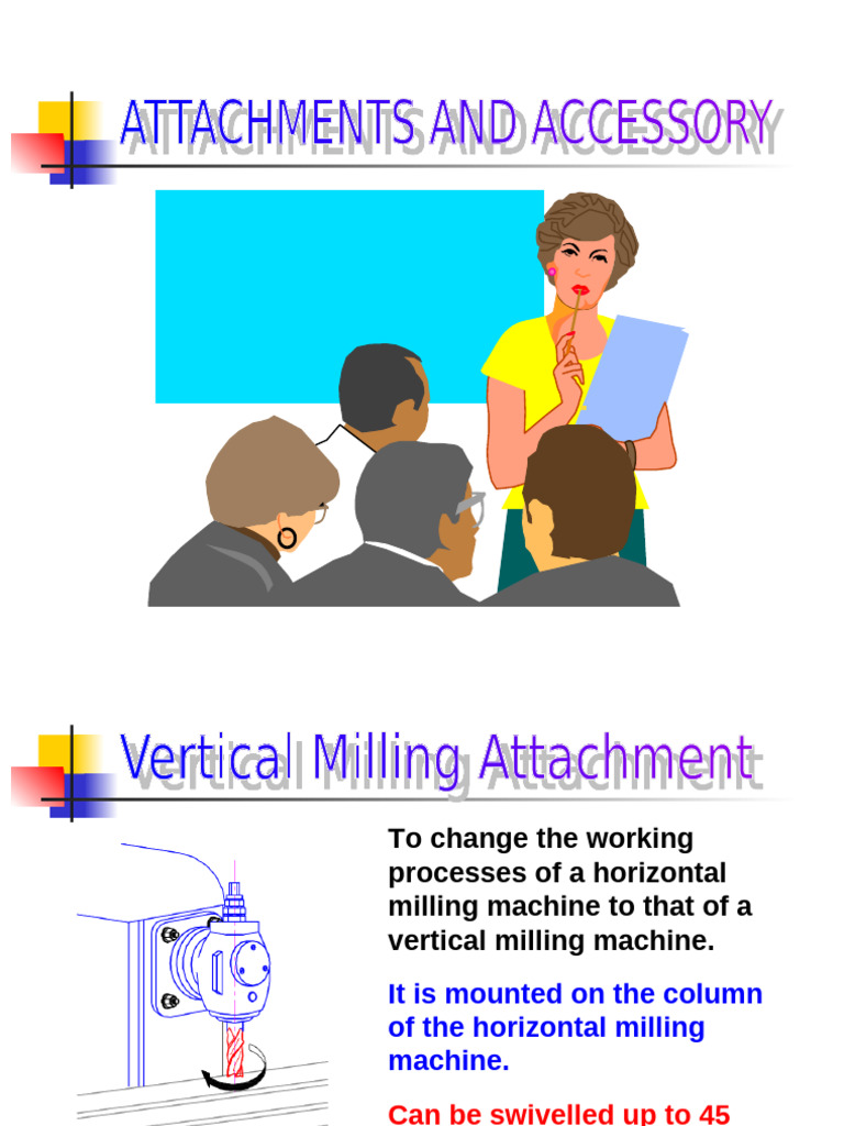 Milling Lesson Attachments and Accessory | PDF | Industrial Processes ...
