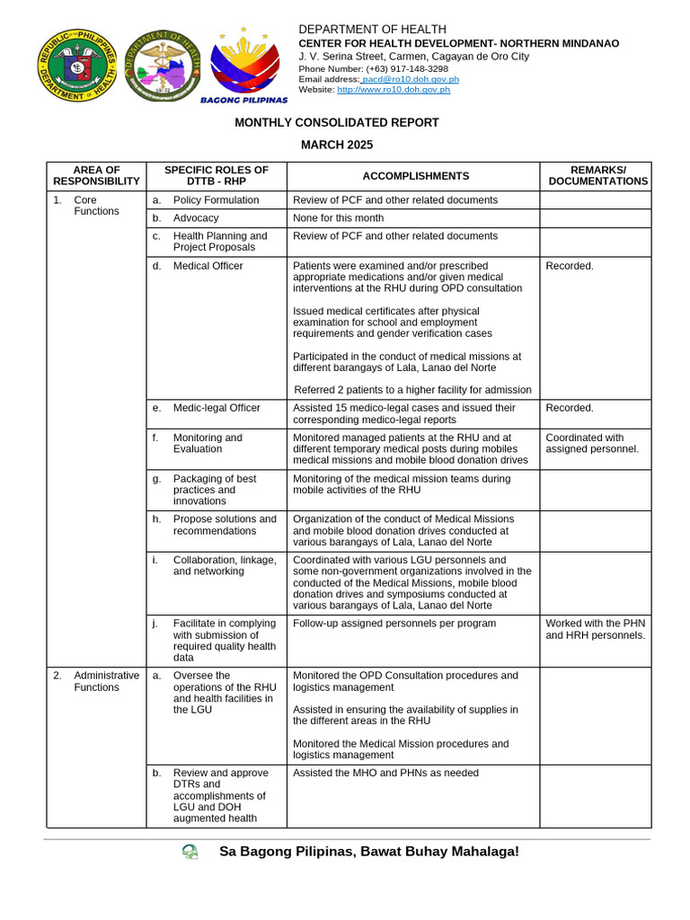 March 2025 Health Development Report | PDF | Health Care | Social Programs