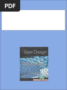Steel Design 6th Edition Segui Solutions Manual - Available With All Chapters For Instant Download