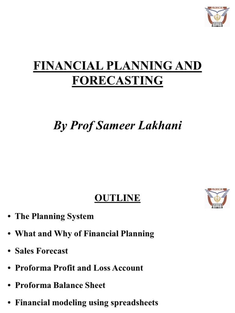 Financial Planning Forecasting Guide | PDF | Financial Plan | Income ...