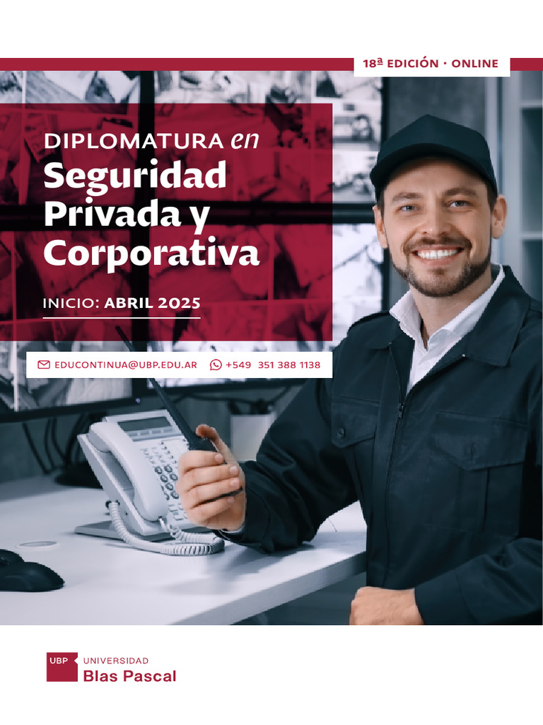 Dip. en Seguridad Privada y Corporativa | PDF | La seguridad ...