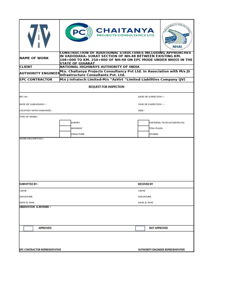 Rev. RFI 1 | PDF