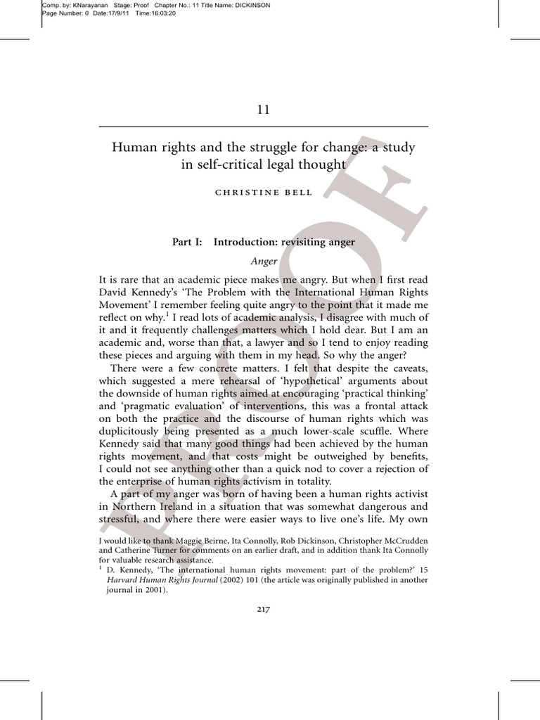 Human Rights: Anger and Activism Insights | PDF | Human Rights ...