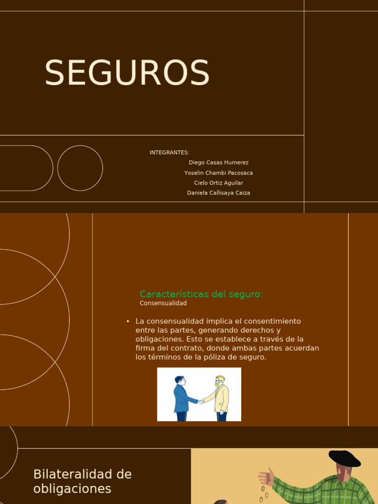 Características y Tipos de Seguros | PDF | Seguro | Póliza de seguros