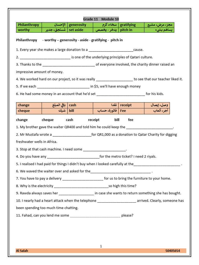 Grade 11 - Module 10 - Exercises | PDF | Security Hacker | Computer ...