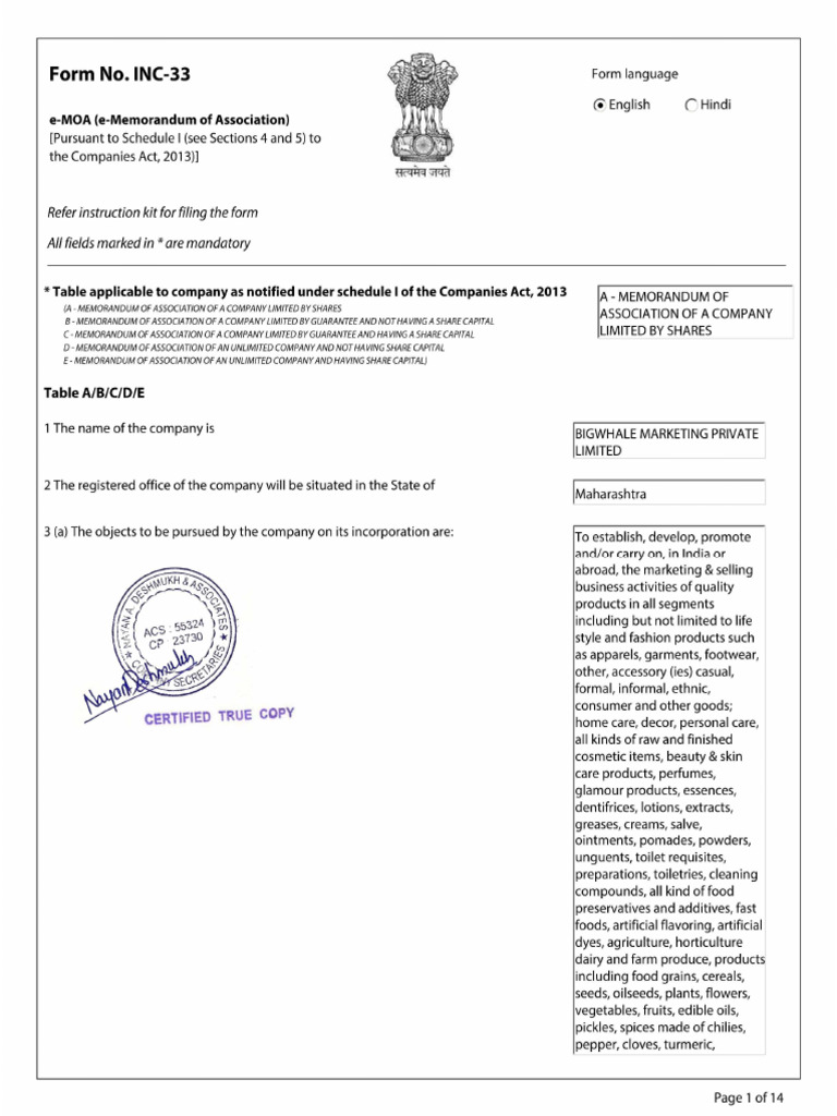 moa | PDF