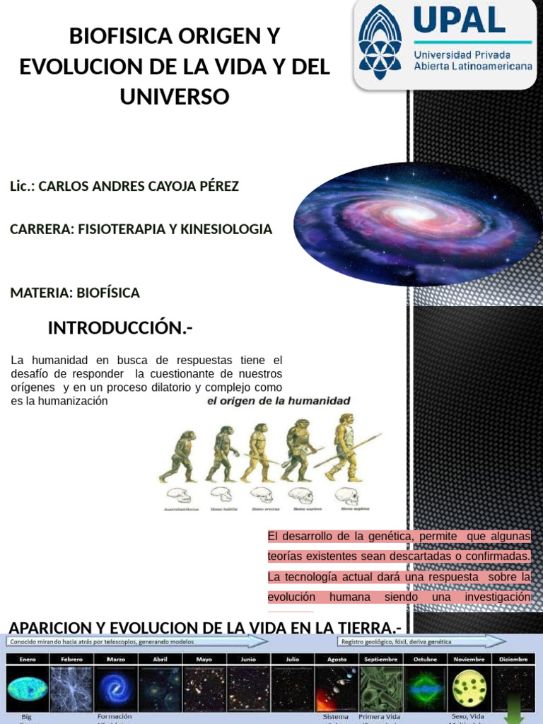 Evolución de la Vida y el Universo | PDF | Evolución | Vida