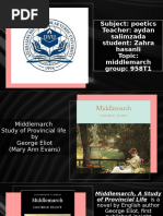 Middlemarch Character Chart | PDF | Middlemarch | Realist Novels