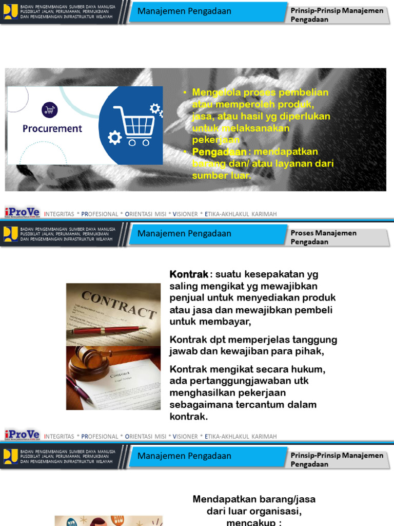 Manajemen Pengadaan Barang dan Jasa | PDF