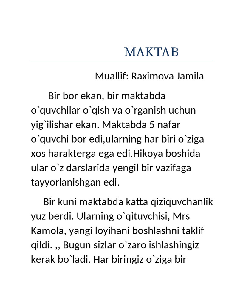 MAKTAB | PDF