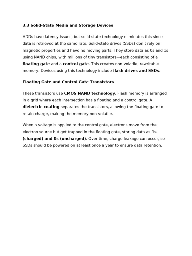 Solid-State Drives and Storage Devices | PDF | Usb Flash Drive | Solid ...