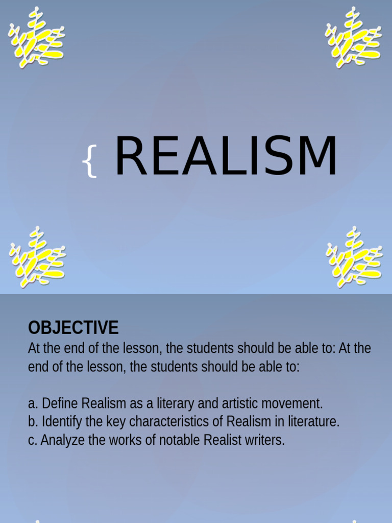 Understanding Literary Realism Basics | PDF | Realism (Arts) | Literary ...