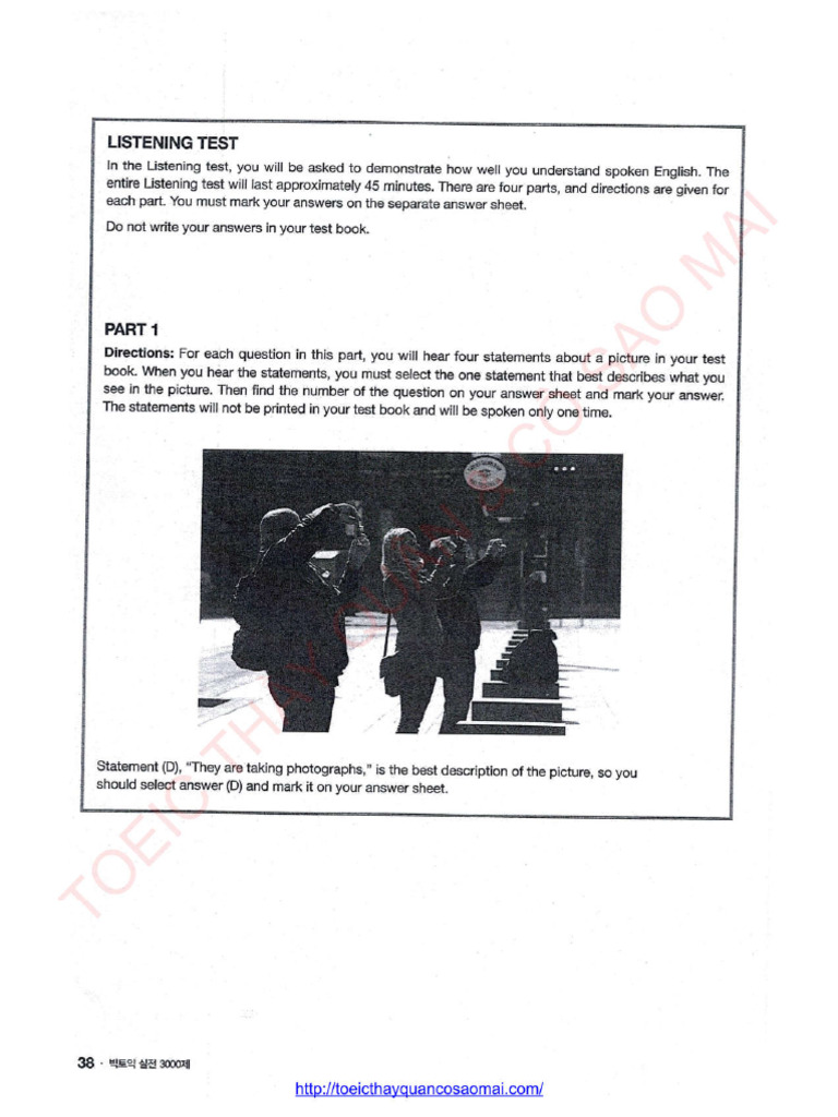 Listening Test 1 | PDF