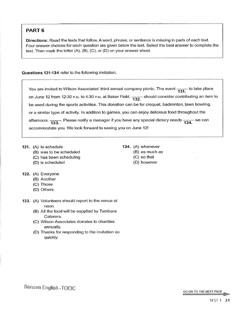 Reading Part 6 Practice 02 Pdf