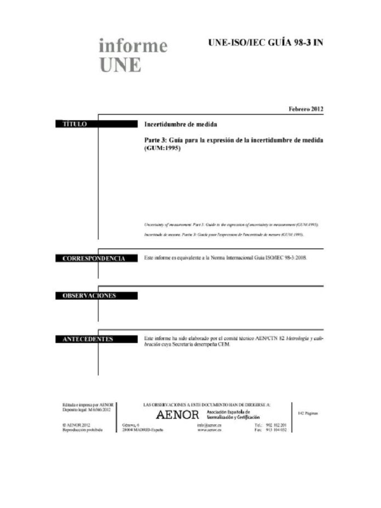 Une Iso Guia 98 - 3 | PDF