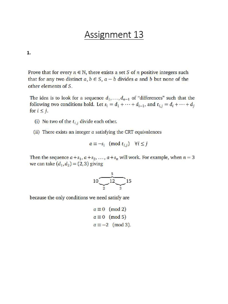 Assignment 13 Solutions | PDF