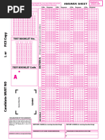 Maharashtra Police Exam OMR Sheet | PDF | Computer Data | Computing