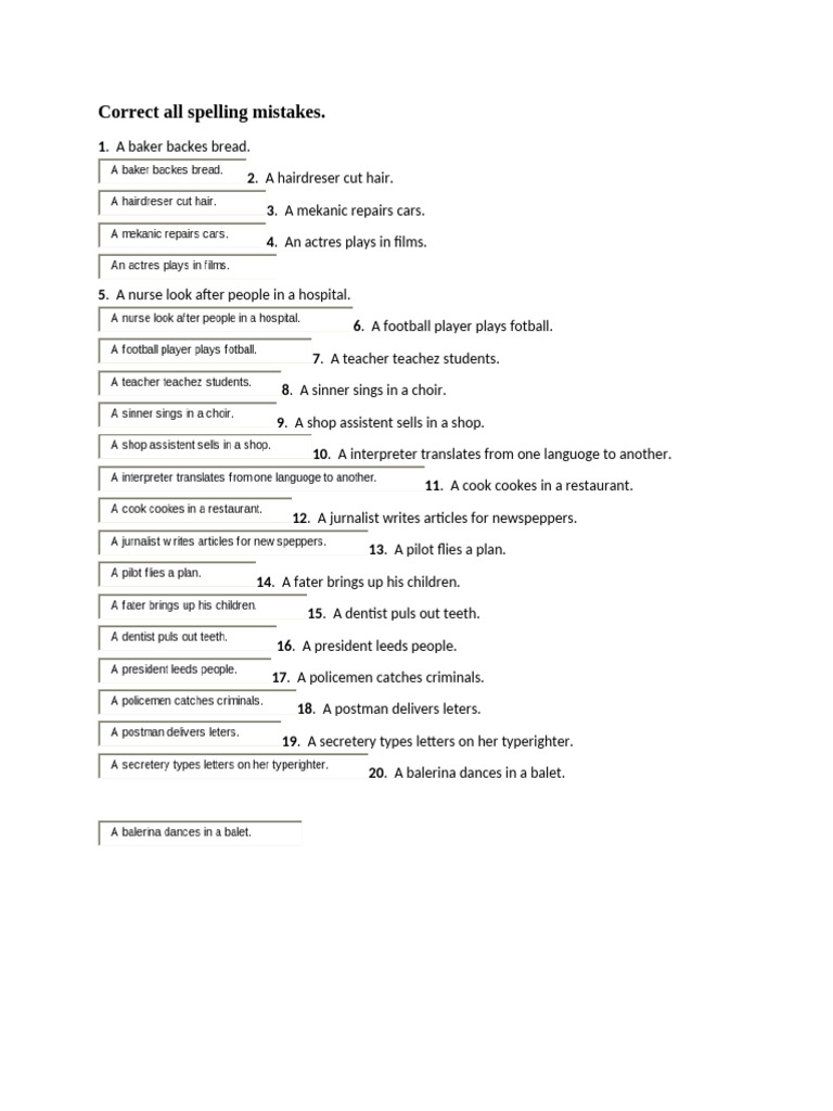 Correcting Common Grammar Errors | PDF | Human Communication | Linguistics