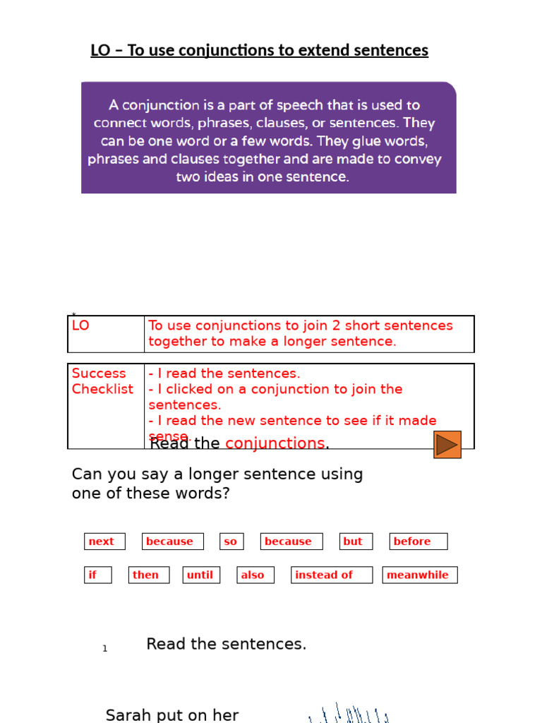 Conjunctions Session 1 | PDF