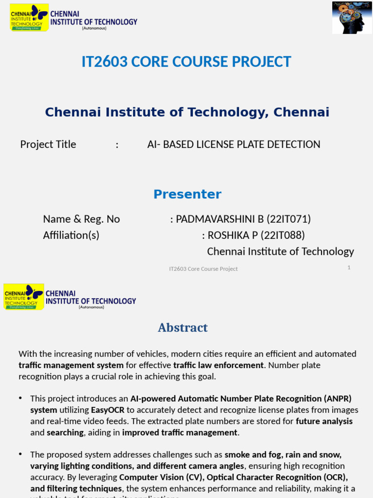 AI-Powered License Plate Recognition | PDF | Optical Character ...
