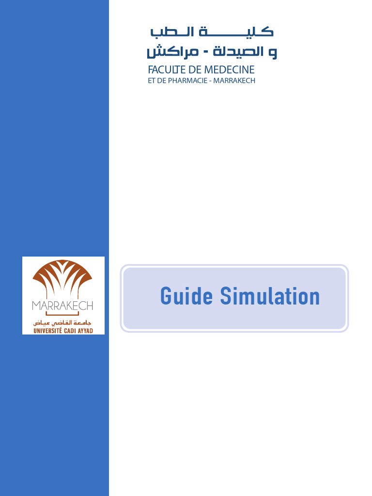 Livre Guide Simulation | PDF | Pédagogie | Professionnel de la santé