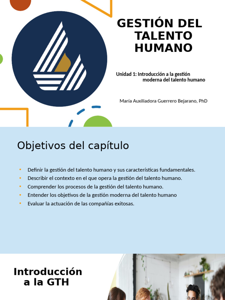 Introducción a la Gestión del Talento Humano | PDF | Gestión del ...