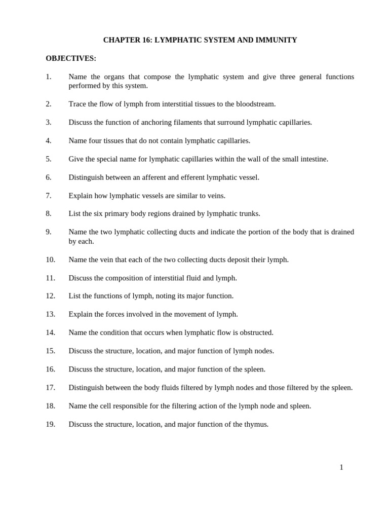 Overview of the Lymphatic System | PDF | Lymphatic System | Lymph