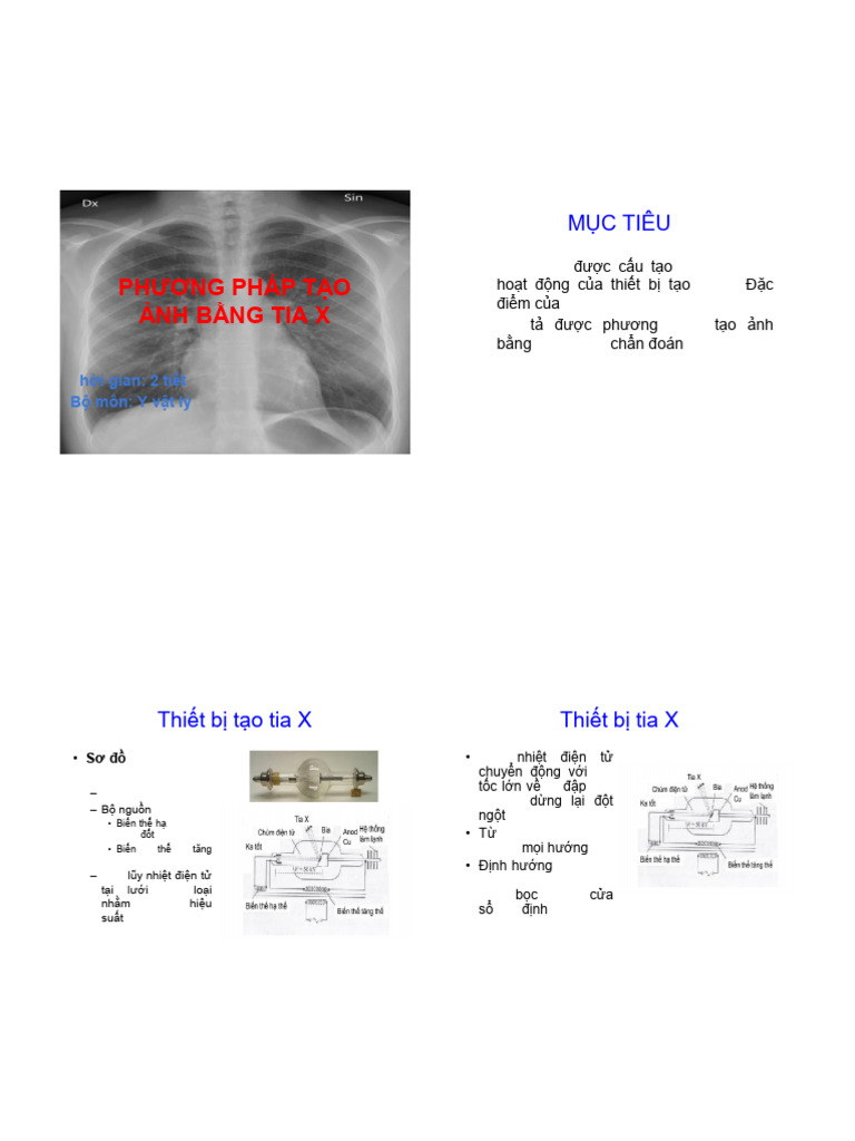 LEC 19G. PHƯƠNG PHÁP Tia X | PDF