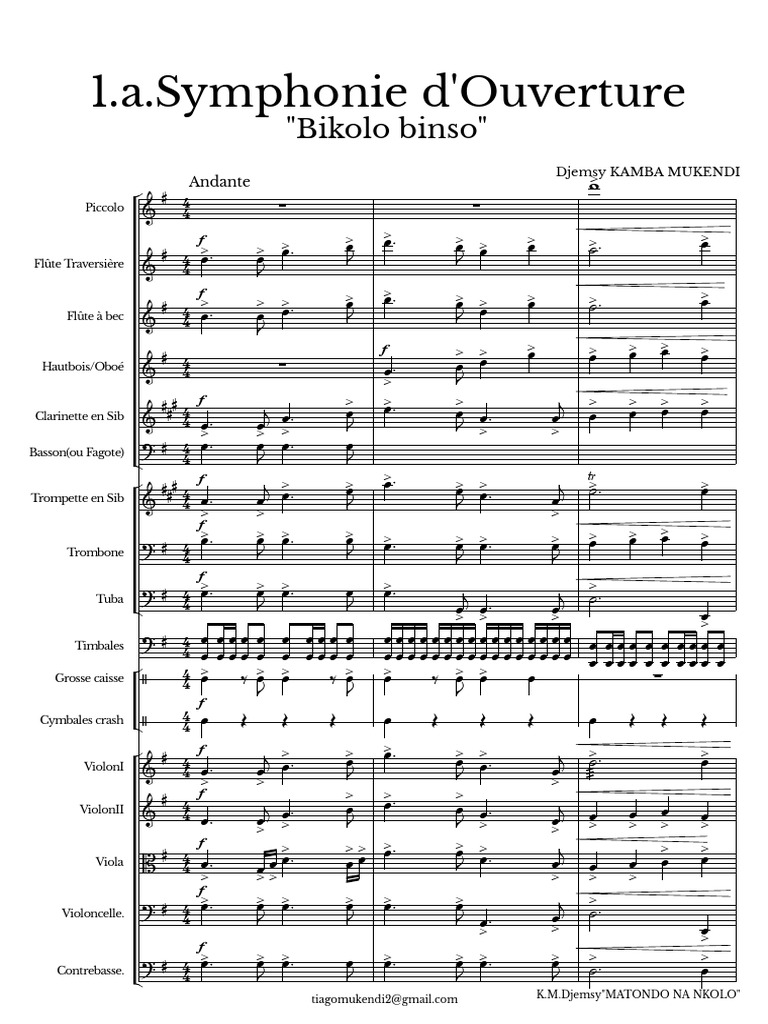 1.a.symphonie D'ouverture DKM | PDF