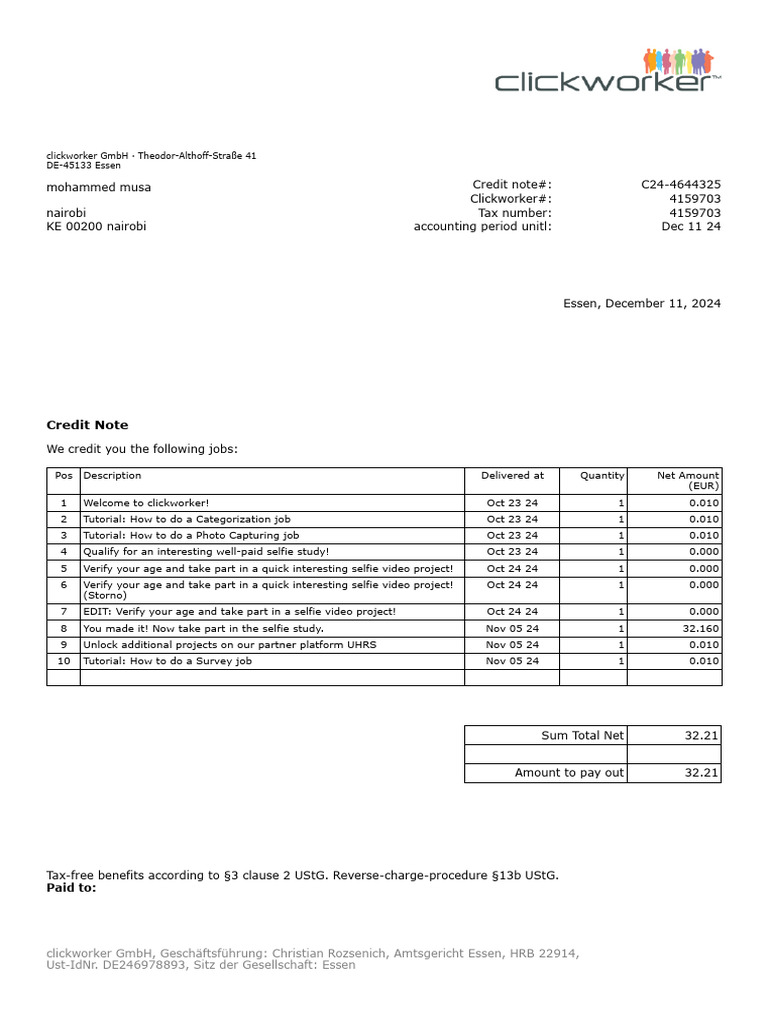 Invoice 77605861 C24-4644325 | PDF