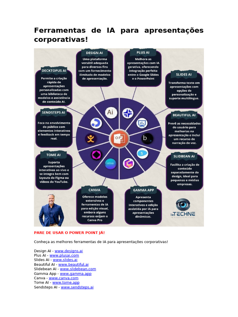 Ferramentas de IA para Apresentações | PDF