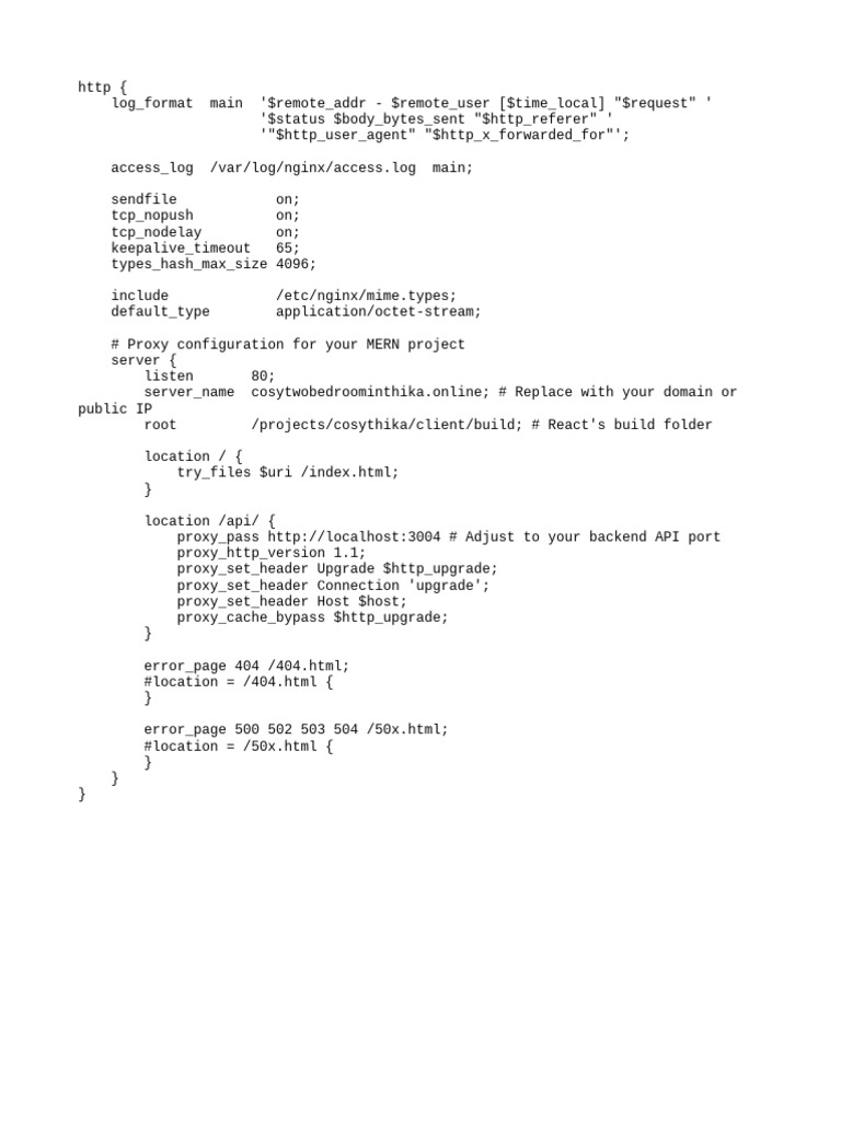 NGINX Log Format Configuration Guide | PDF