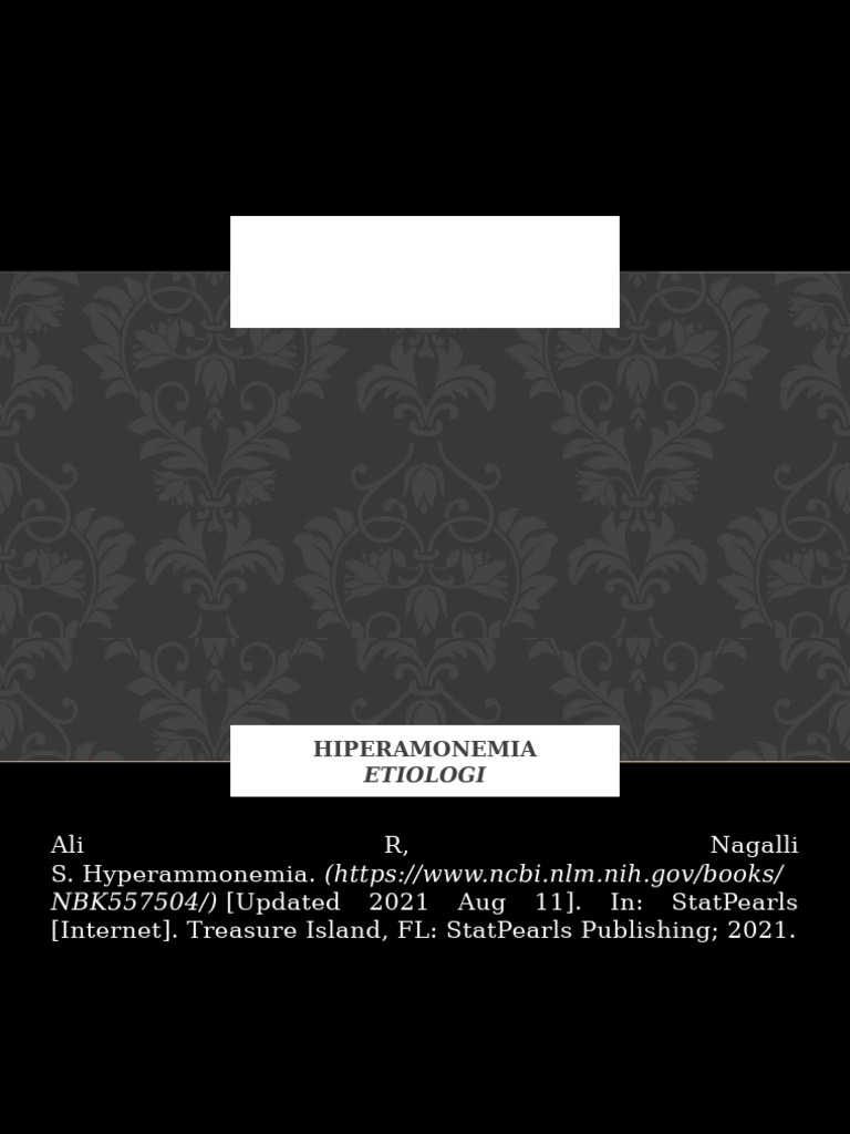 HYPERAMMONEMIA CAUSES visual data 8