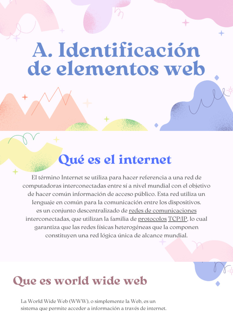 Elementos Clave de la Web y Protocolos | PDF | Red mundial | Internet y web